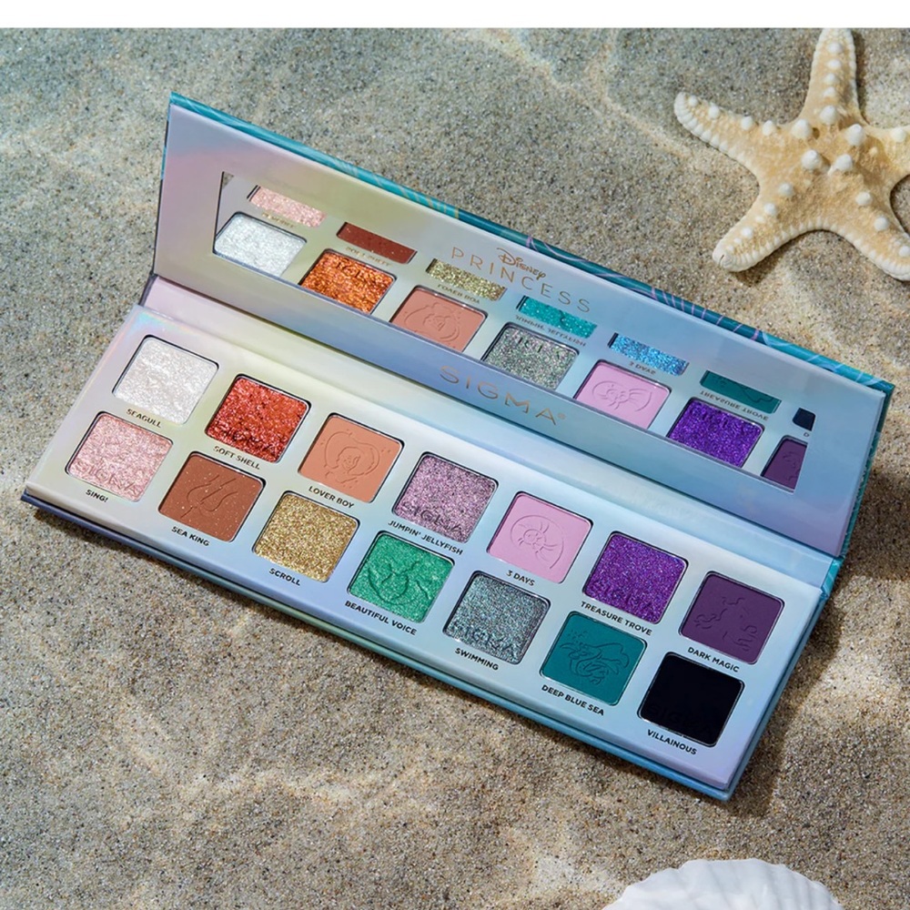 SIGMA BEAUTY Disney The Little Mermaid eyeshadow palette 🧜‍♀️